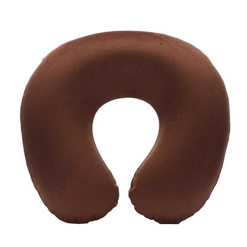 U-shaped Inflatable Travel Pillow