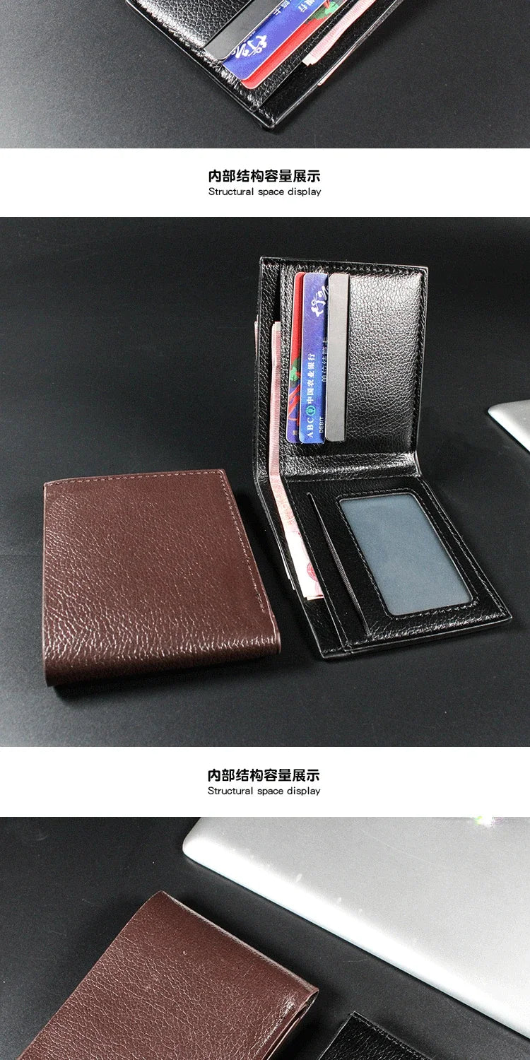 Men's Wallet Genuine Leather