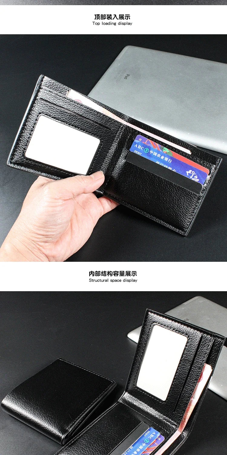 Men's Wallet Genuine Leather