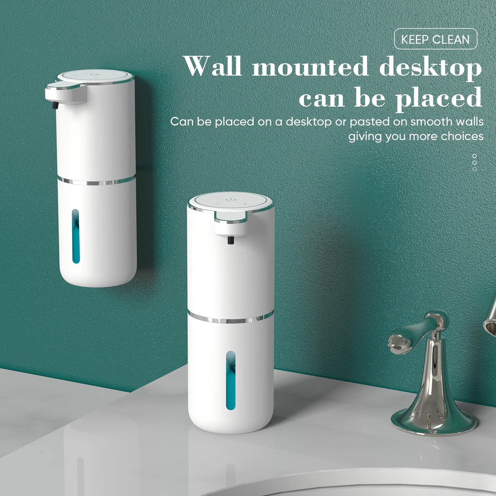 Soap Dispenser Touchless Sensor Smart Washing Hand Foam and Liquid Mode