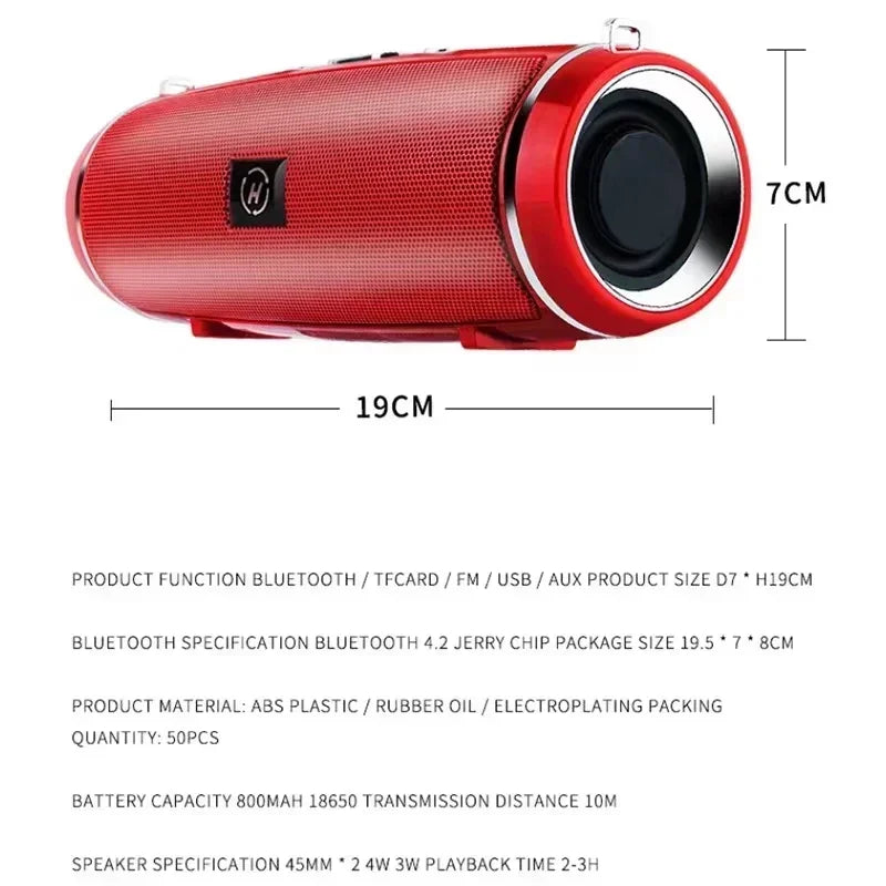 Portable Wireless Bluetooth Speaker IPX7 Waterproof