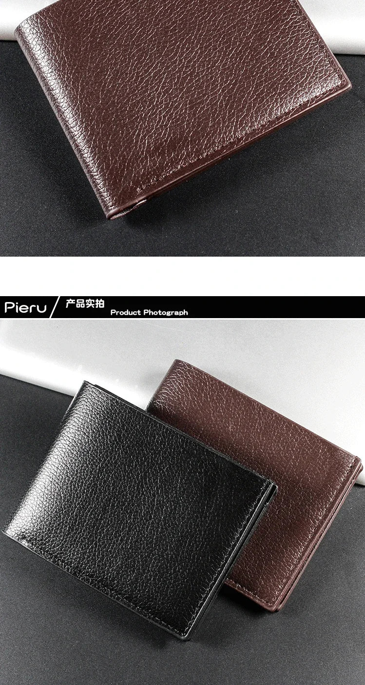 Men's Wallet Genuine Leather