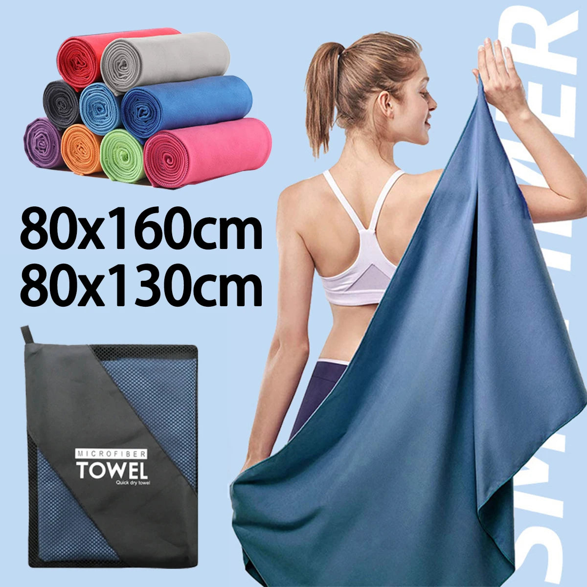 Microfiber Towels for Travel