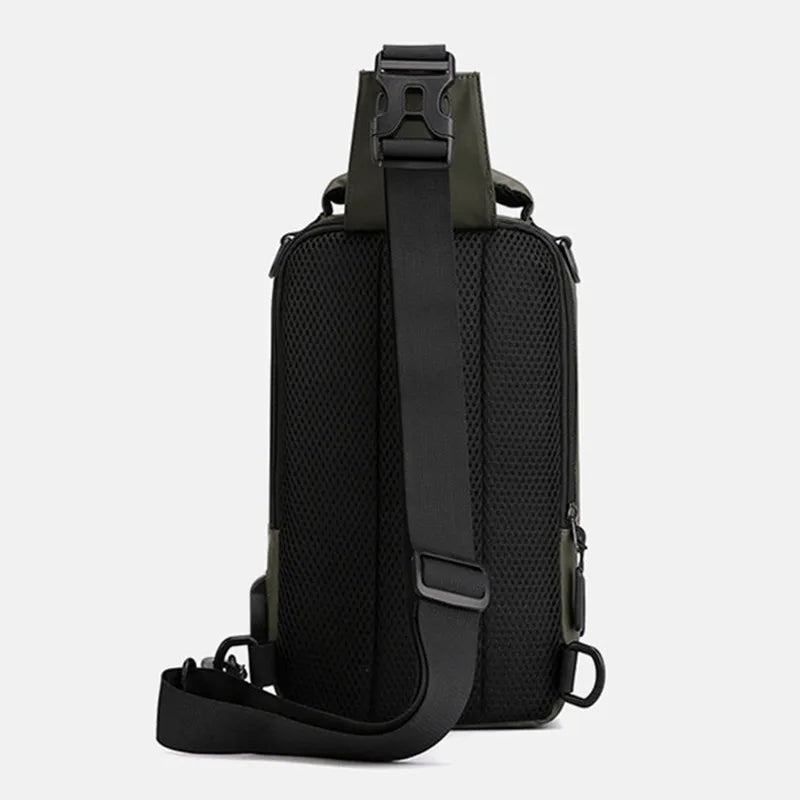 Waterproof Casual Chest Bag Men Multifunction Anti-theft