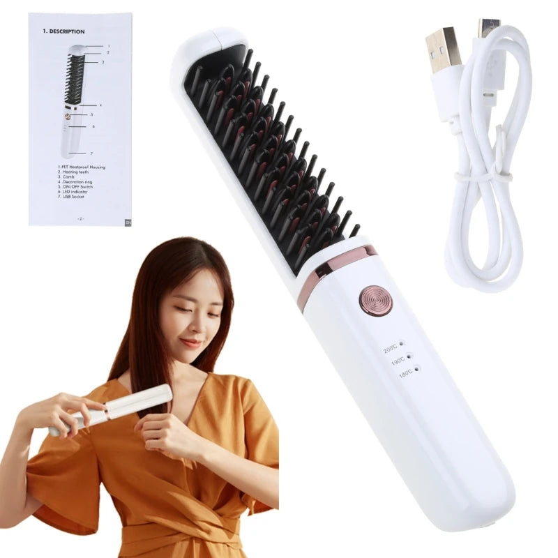 D0AB Hot Air Hair Dryer Brush