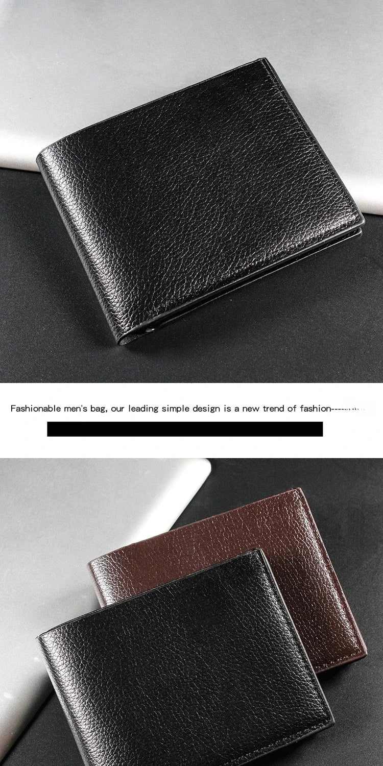 Men's Wallet Genuine Leather