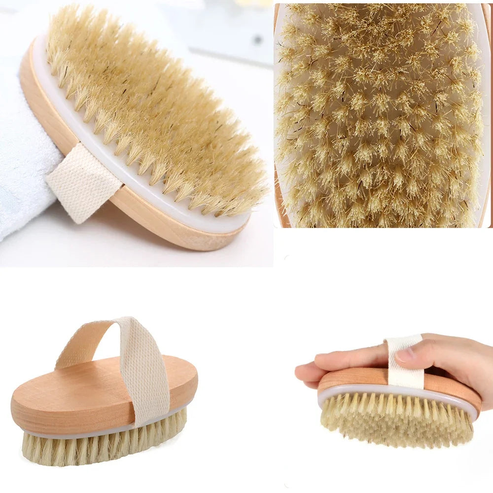 Dry Skin Exfoliating Body Massage Cleaning Brush